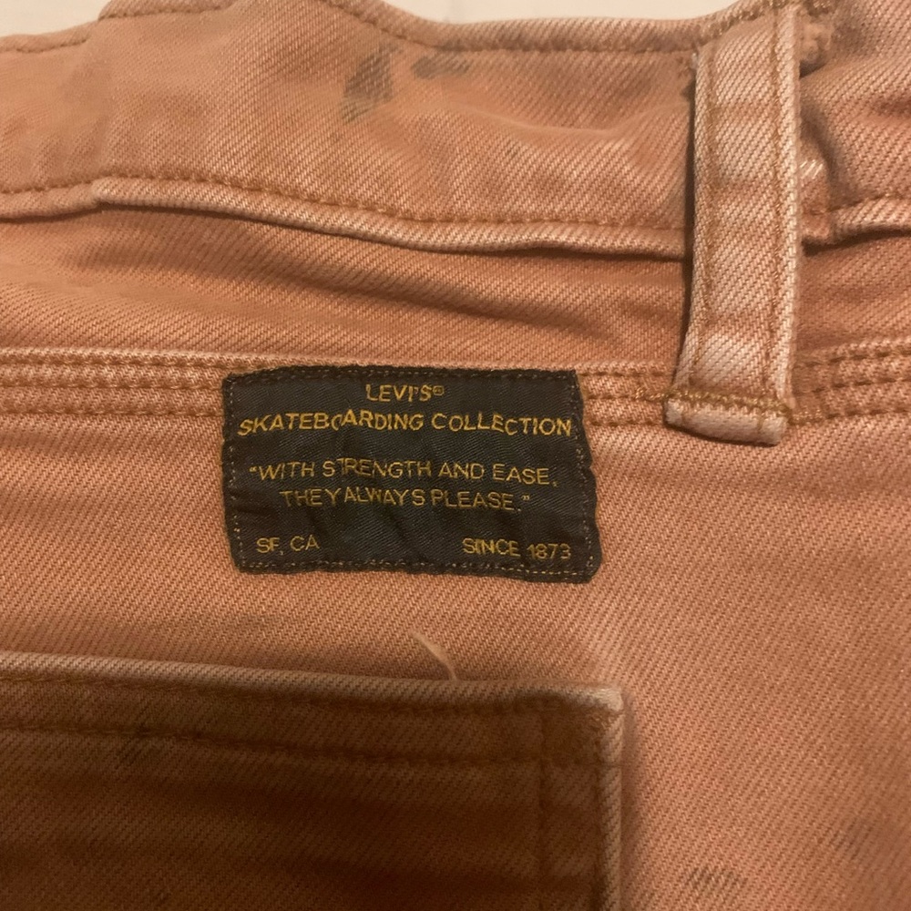 Levi's Men's Straight Jeans in Brown - Picture 13 of 14